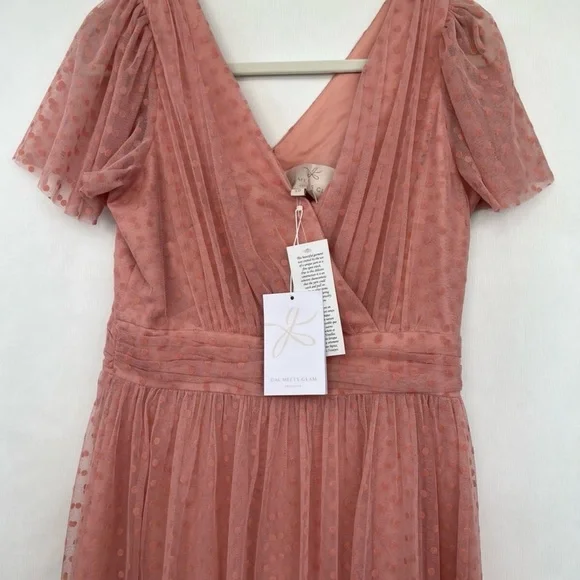 Brand NEW Gal Meets Glam Zelda Dress W/Tags Retro Polka Dot Dress